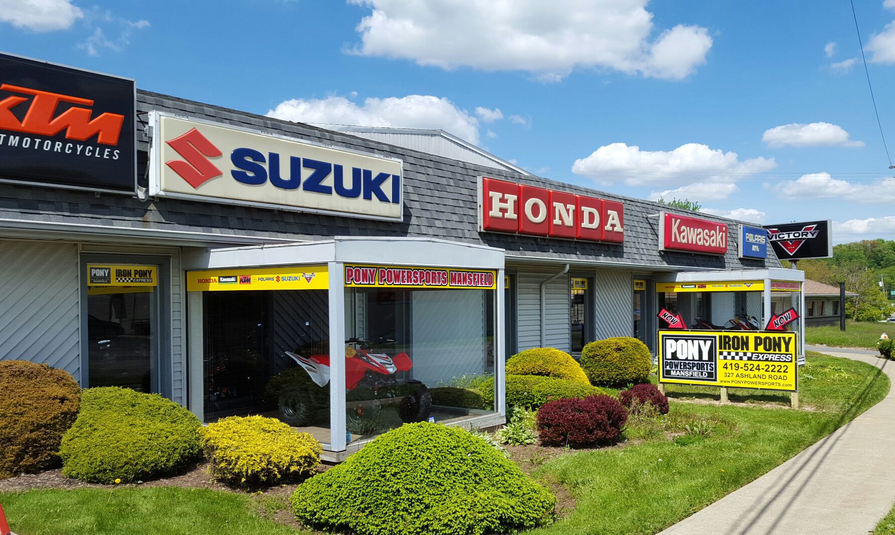 Pony Powersports Mansfield offering 0 percent financing on parts