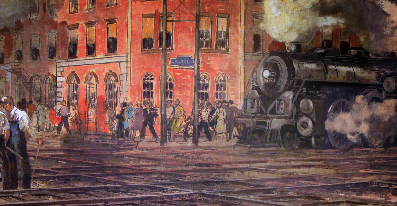 WPA post office mural captures the spirit of Crestline