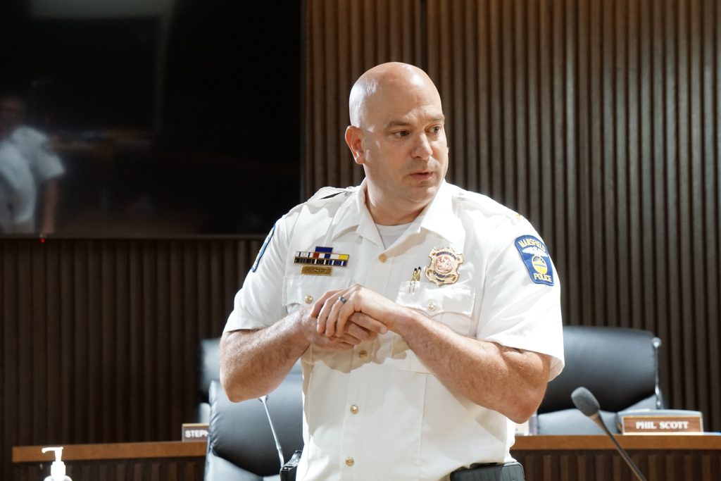 Mansfield police Chief Keith Porch