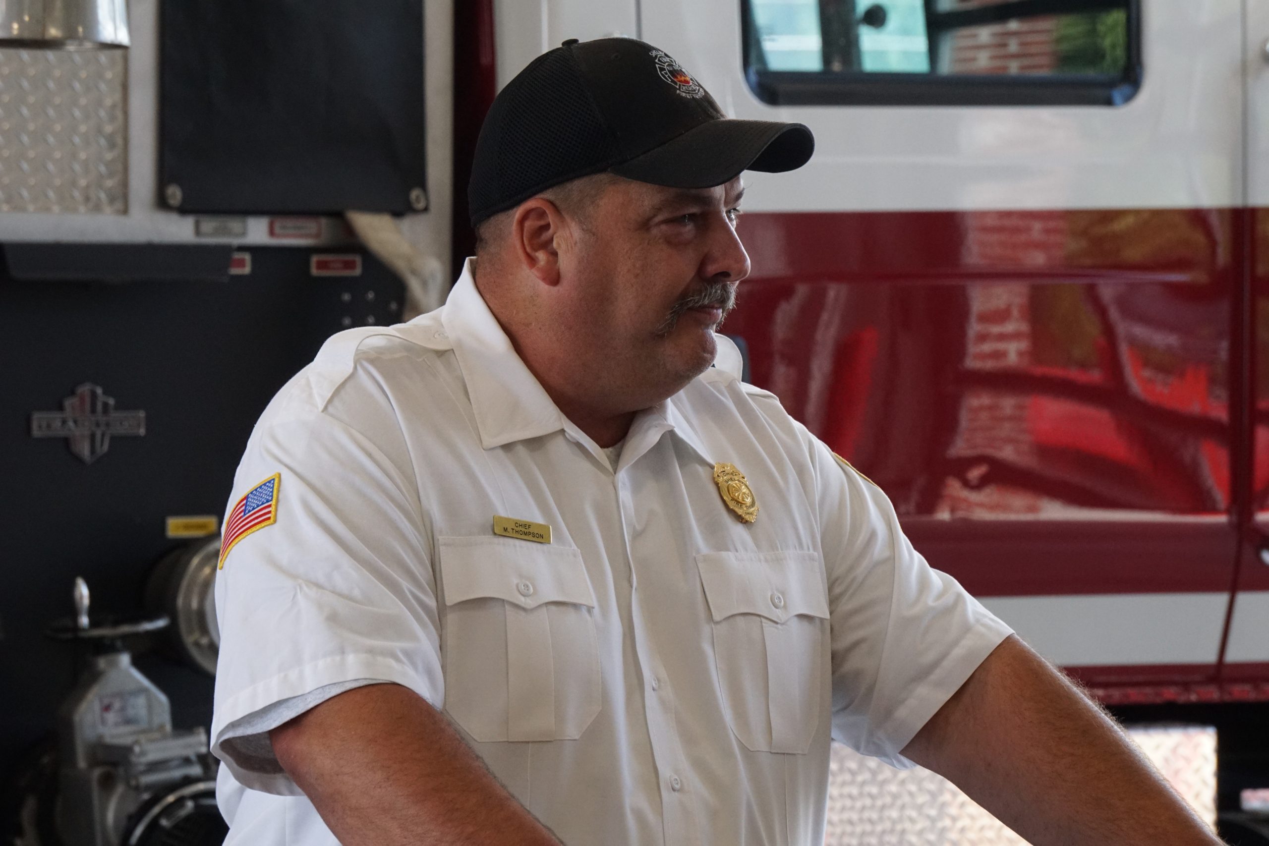 Shelby Fire Chief Mike Thompson