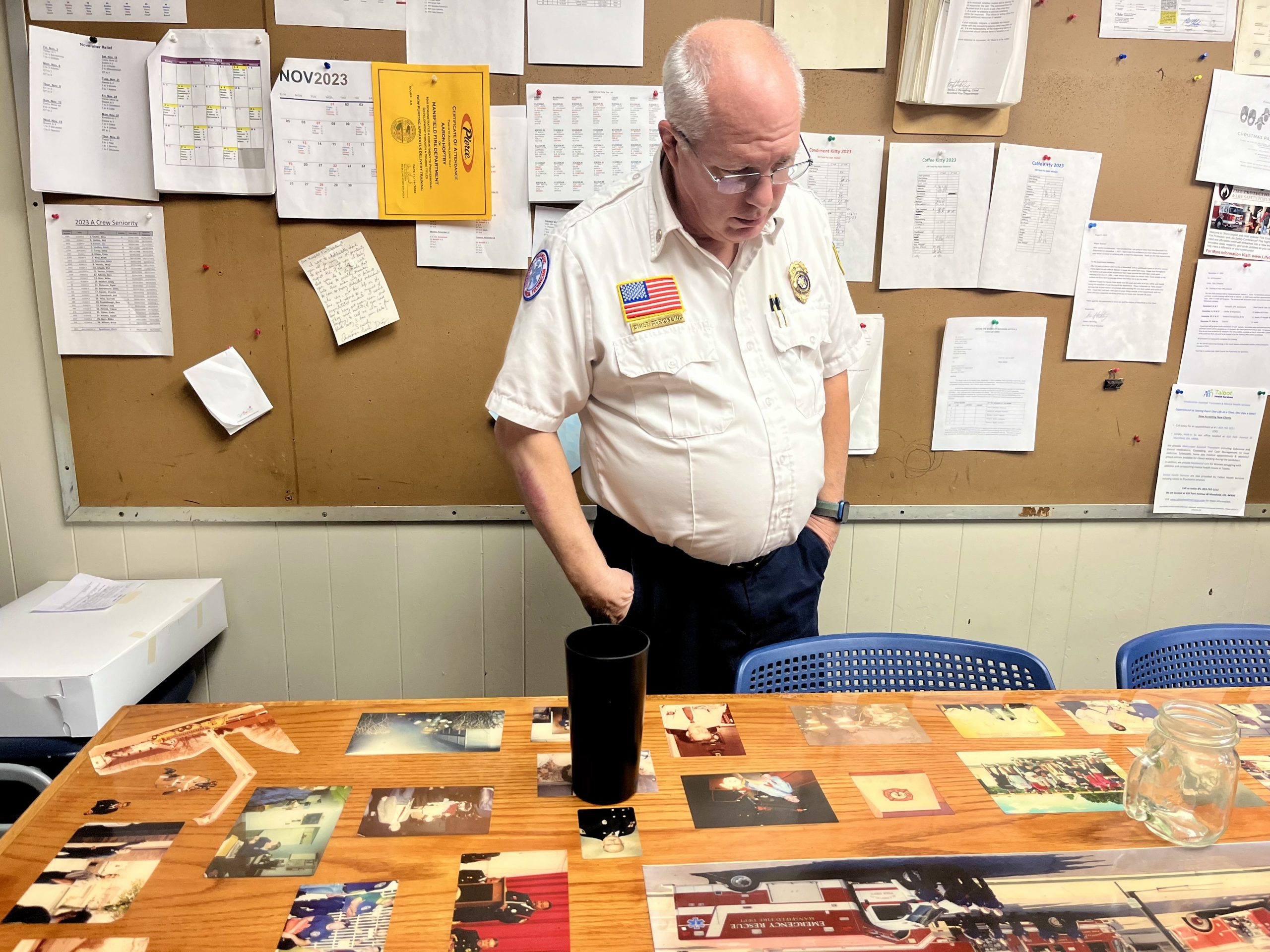 Mansfield Fire Department celebrates career of Chief Steve Strickling