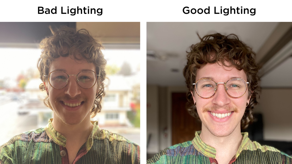 Good lighting vs Bad lighting comparison