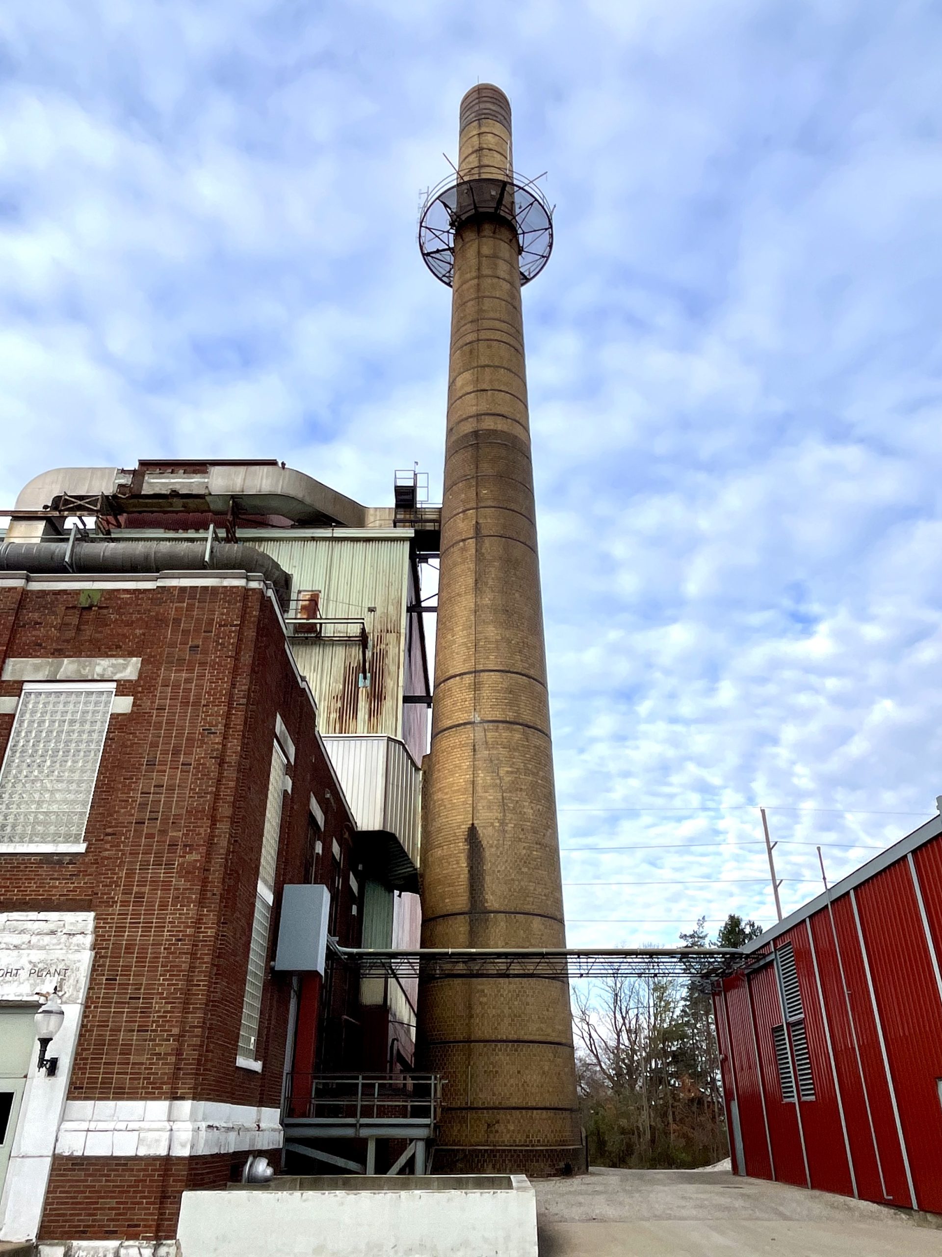 Shelby Light Plant smokestack