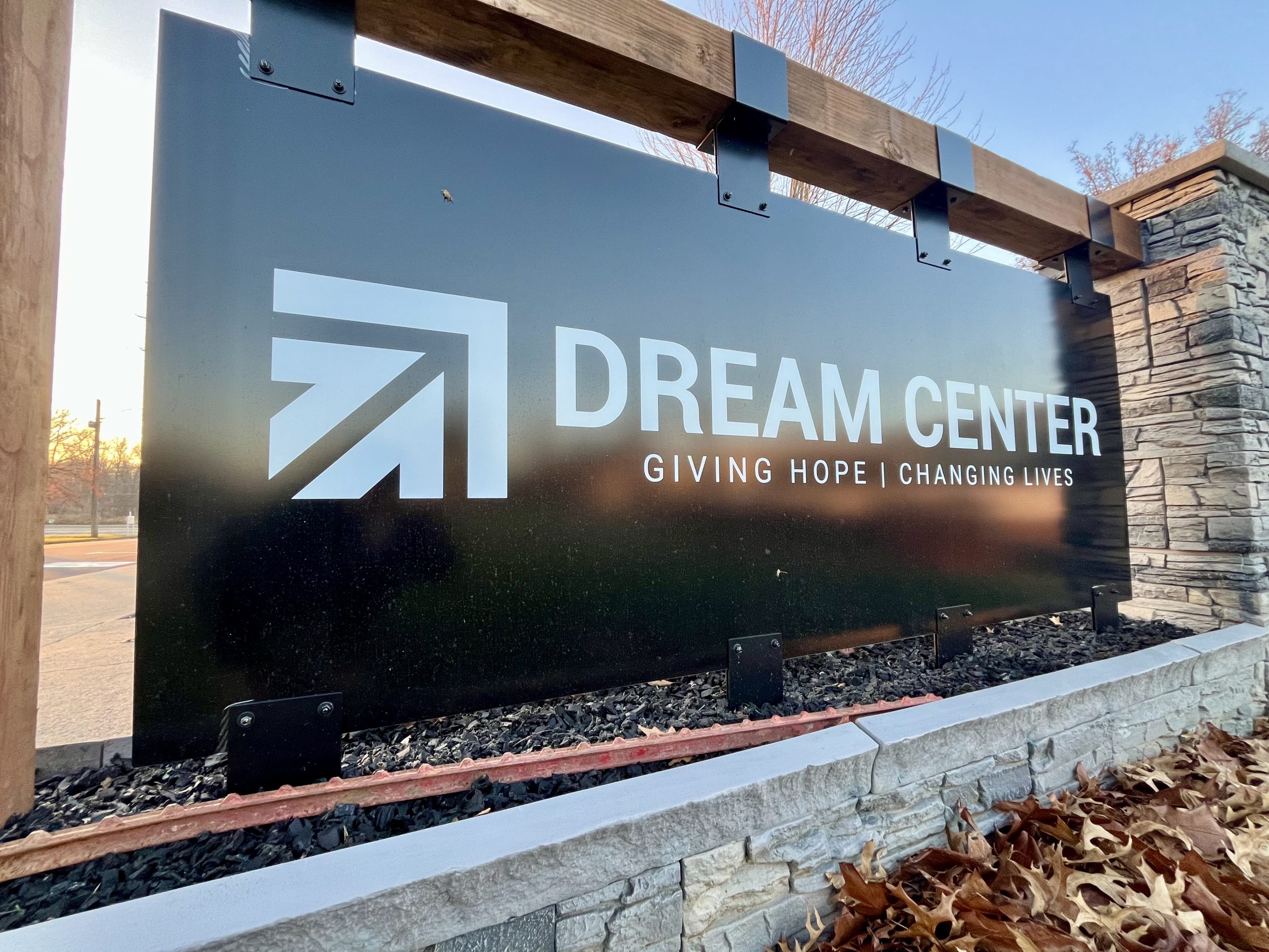 Shelby Dream Center front sign.