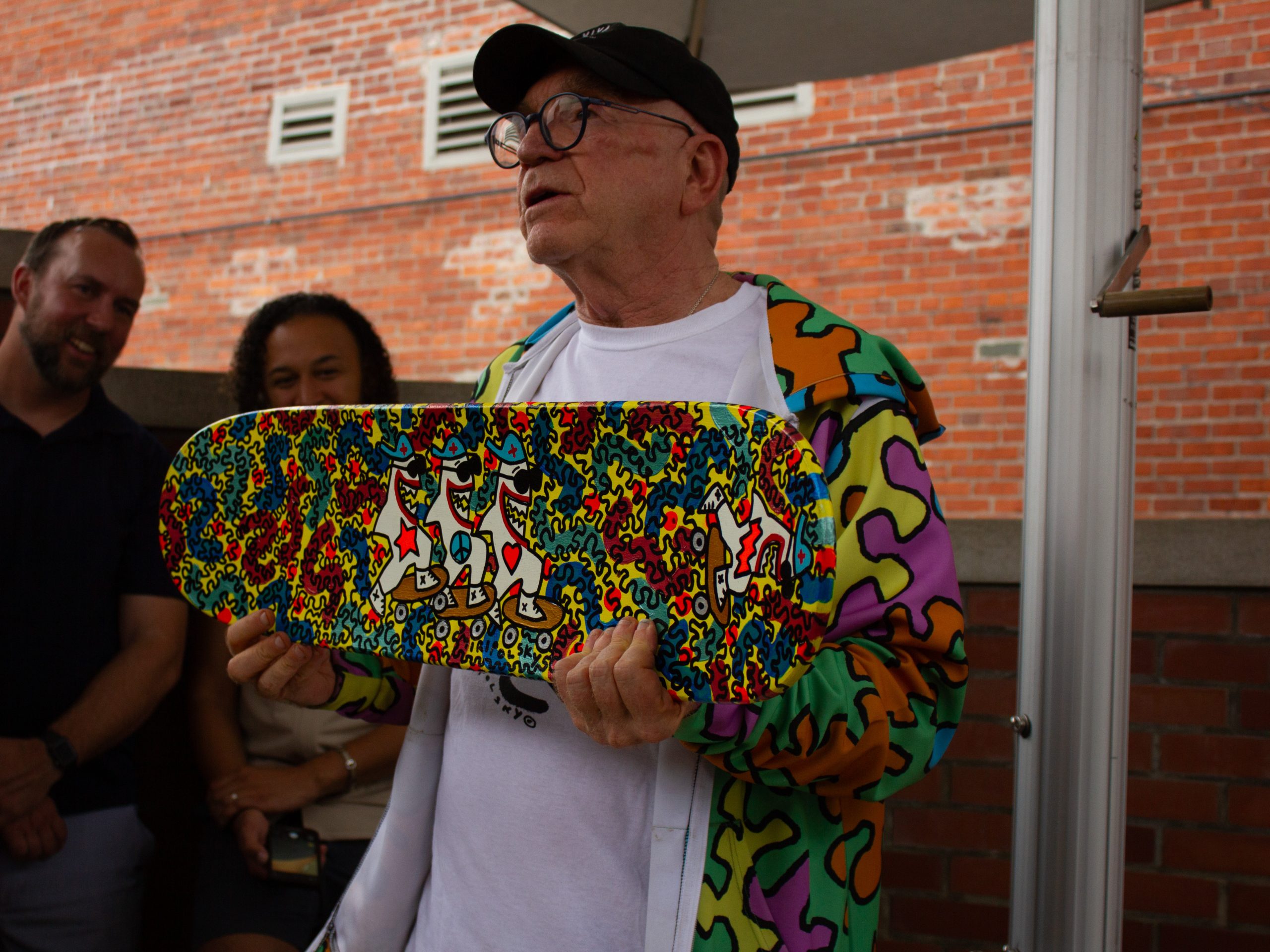 French artist Andre Miripolsky's brings painted skateboards show