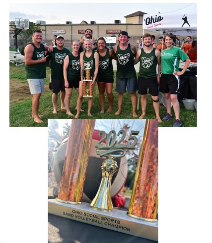 Health commissioner crowns Green Team at Ohio Social Sports adult sand volleyball championship