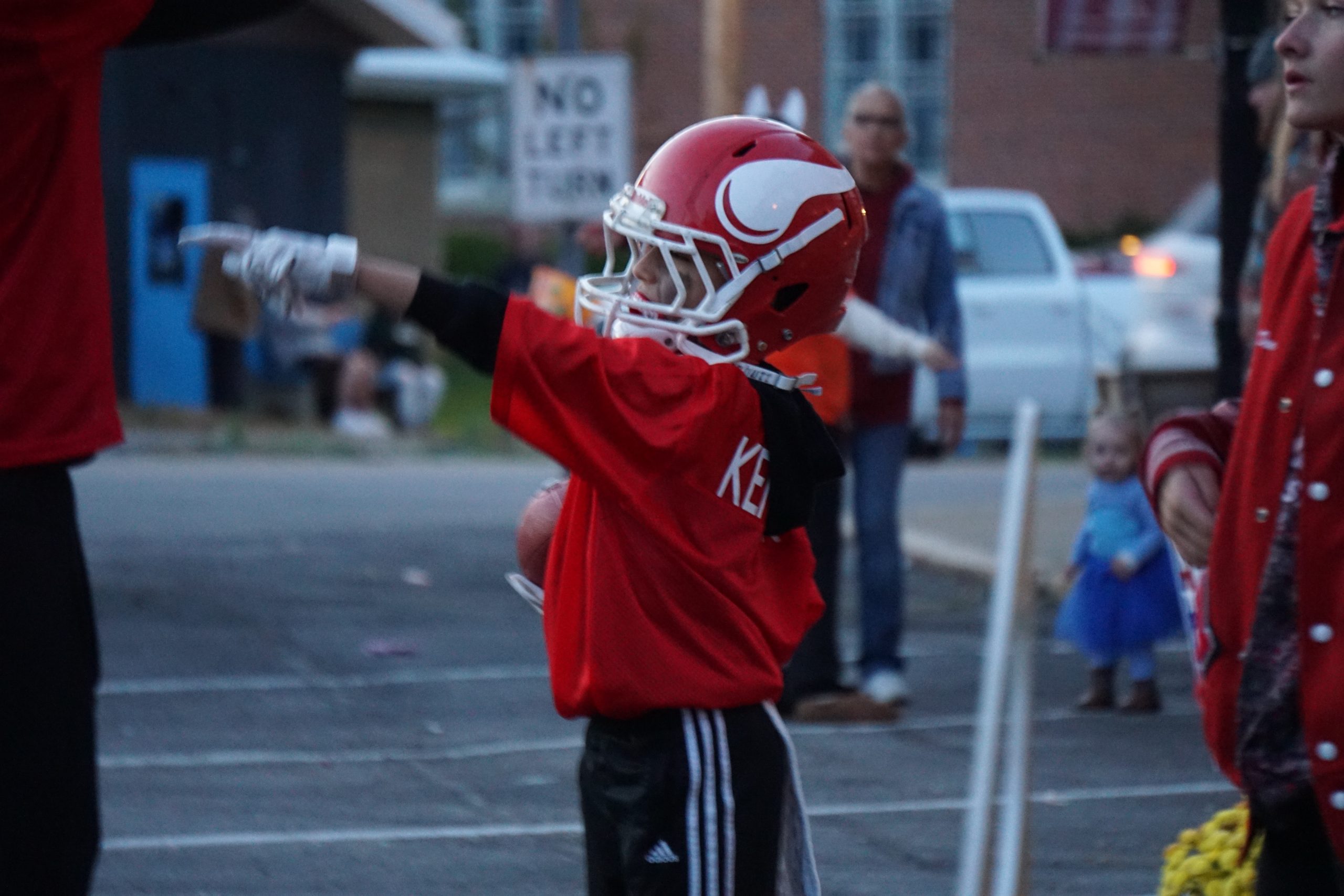 Kids enjoying Boo on Broadway in Plymouth